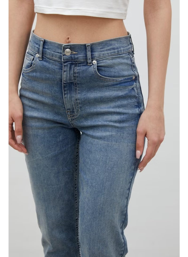 Manuka Bootcut Fit Denim Trousers Blue - Image 4
